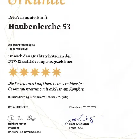 Haubenlerche 53 Ferienhaus Fuhlendorf (Mecklenburg-Vorpommern)
